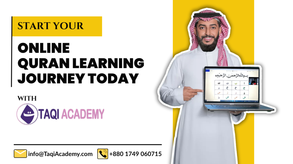 start your online quran learning journey today with taqi academy